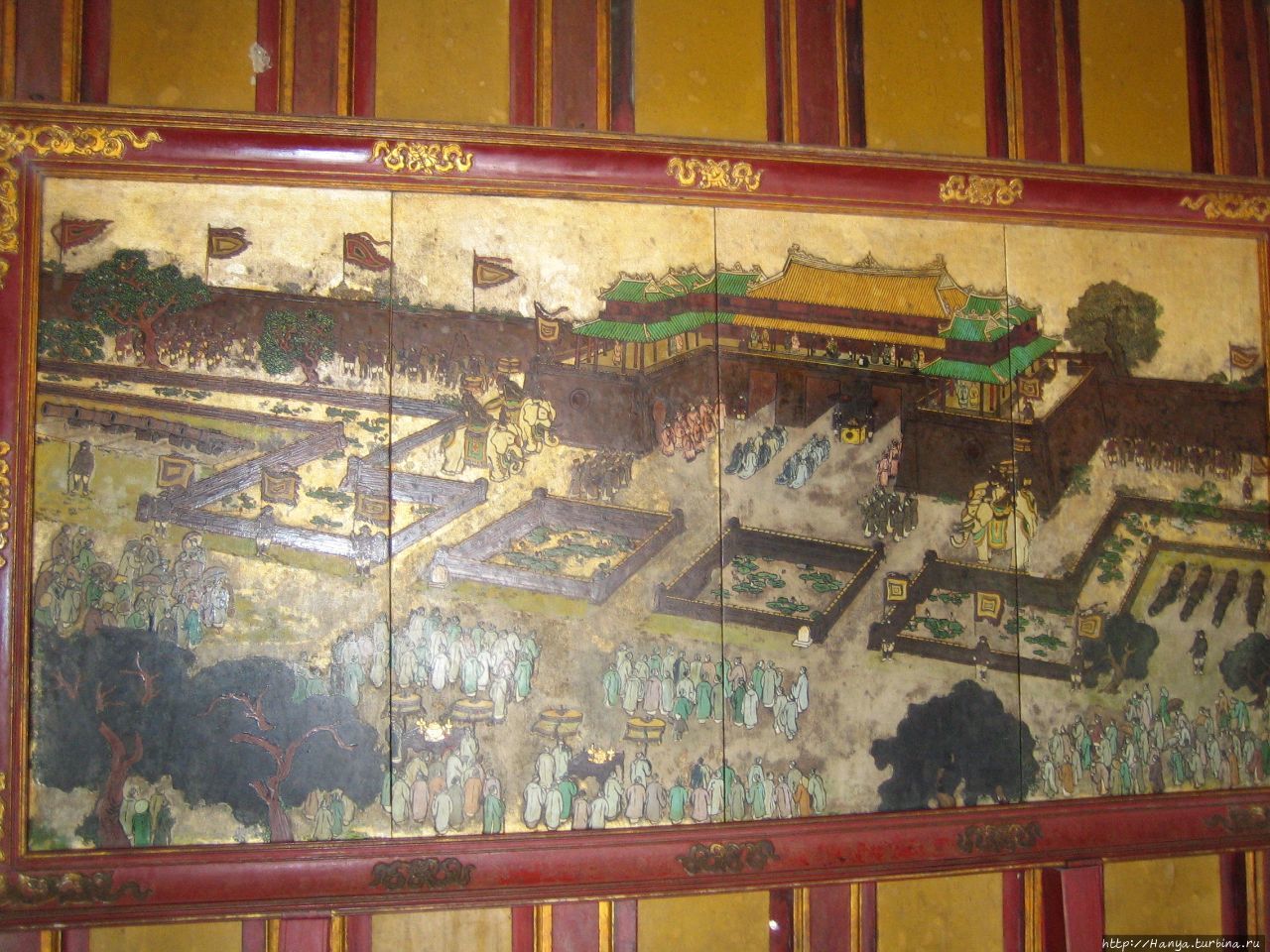 Хюэ. Императорский дворец. Схема Хюэ, Вьетнам