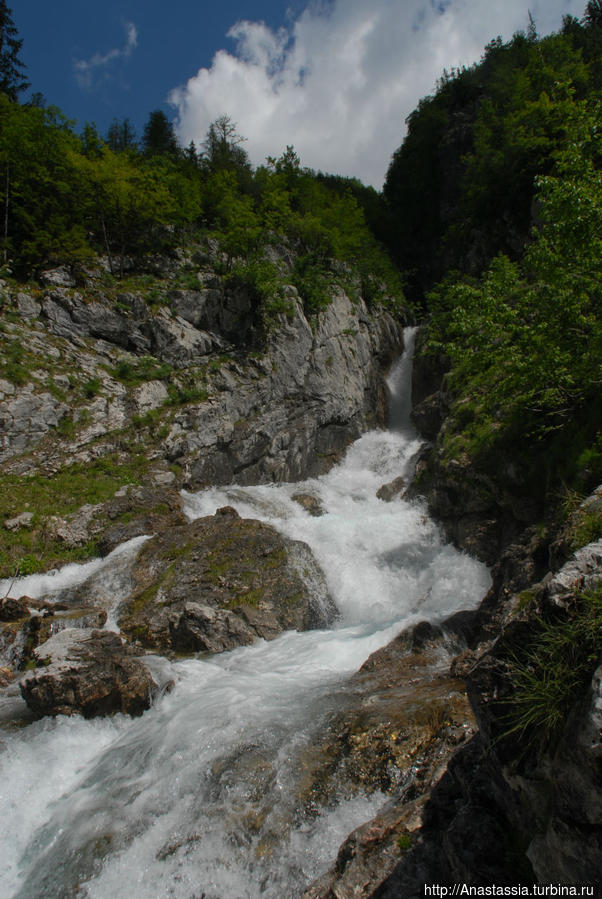 Виды реки Сочи Соча, Словения
