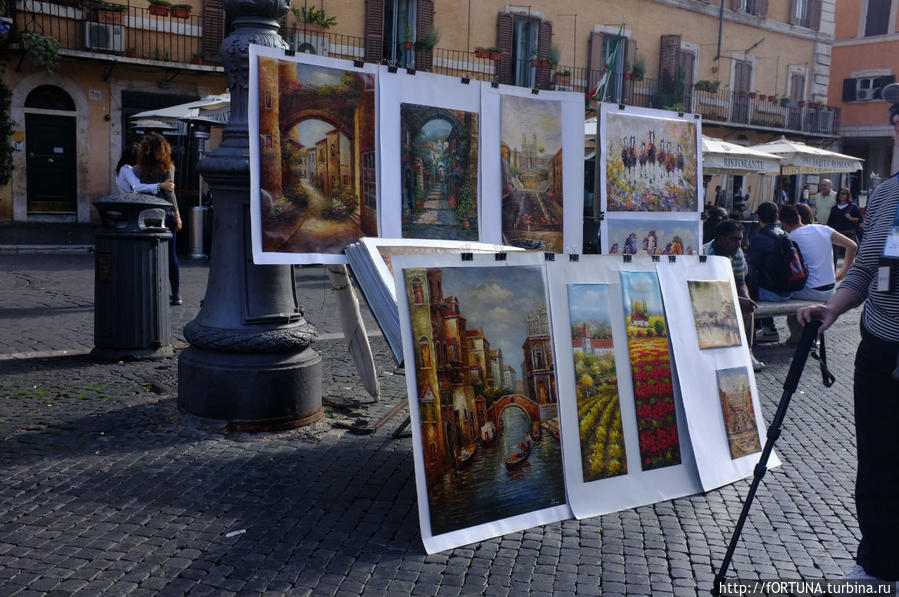 Торговые ряды художников Рим, Италия