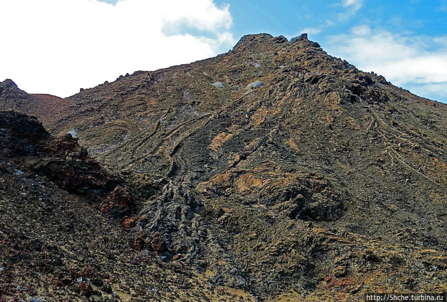Вулкан острова Бартоломе, высота 114 метров Остров Бартоломе, Эквадор