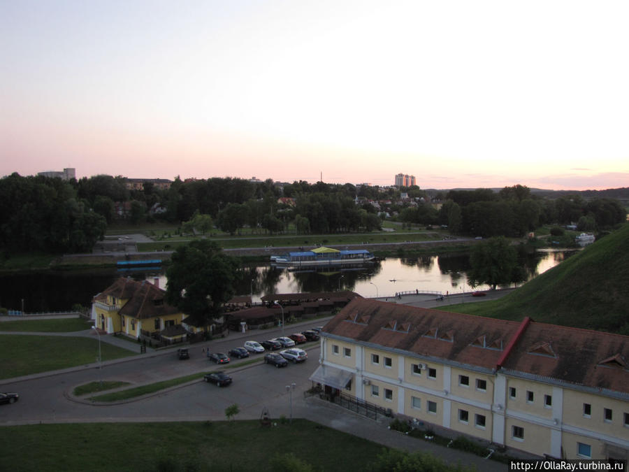 Вид с террасы Гродно, Беларусь