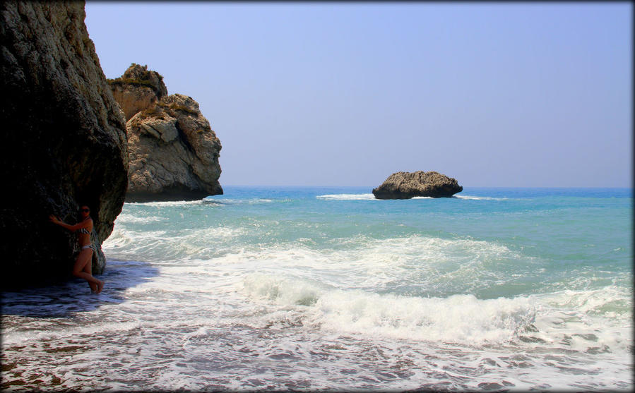 Женская мечта или самый известный пляж Кипра Район Пафос, Кипр