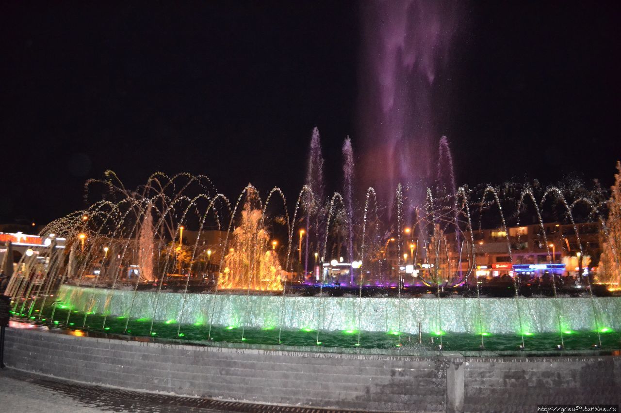 Поющий фонтан Мармарис, Турция