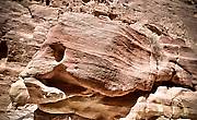 Камень, в профиль, многим напоминающий рыбу, а мне так больше похож на череп. А если на него посмотреть спереди, то очень похож на слона.