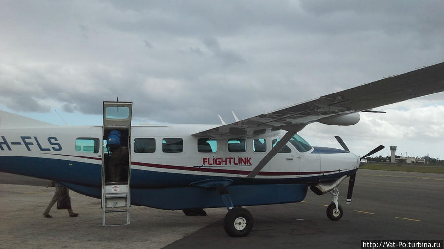 Сессна авиакомпании Flightlink Занзибар, Танзания