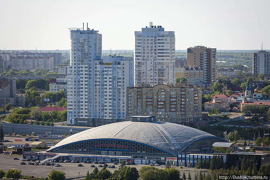 Деловой центр «Челябинск Сити» и виды города с его крыши