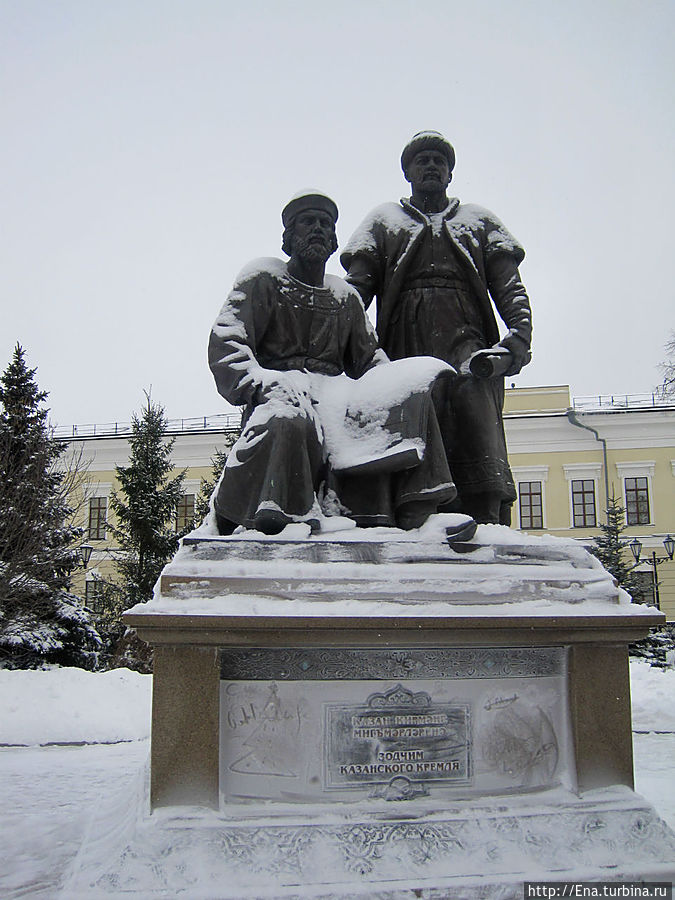 Памятник «Зодчим Казанского Кремля» Казань, Россия
