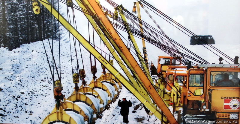Так велась прокладка трубопроводов через весь Сахалин. Южно-Сахалинск, Россия