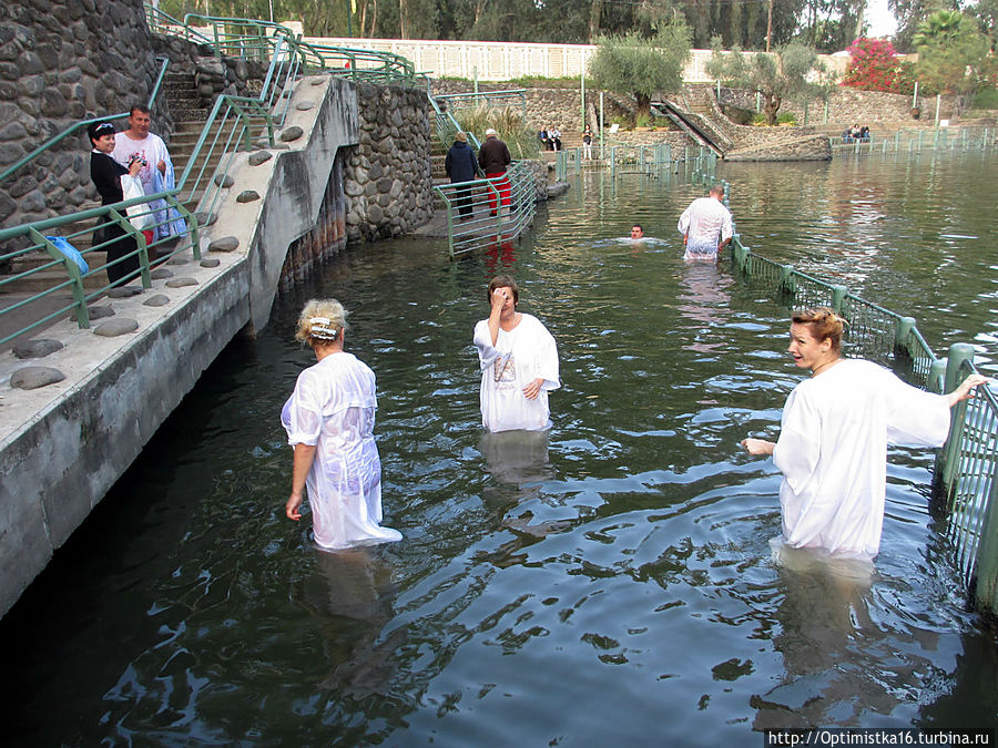 Последний в экскурсии, но не последний по значимости пункт Ярденит (Место Крещения), Израиль