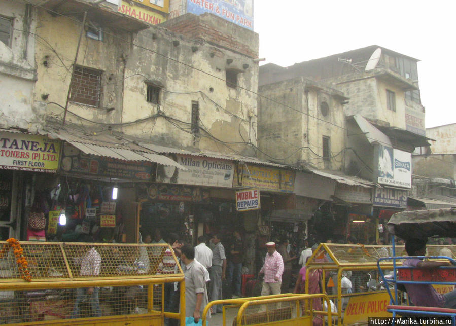 Старый Дели, по дороге к Джама-Масджид. Индия