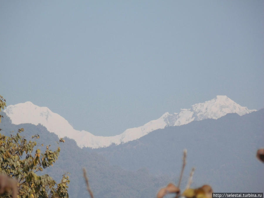 Вид с крыши Непал