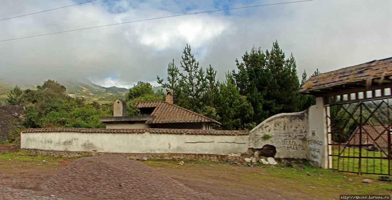 Папальякта — горный поселок близ знаменитых терм Папальякта, Эквадор