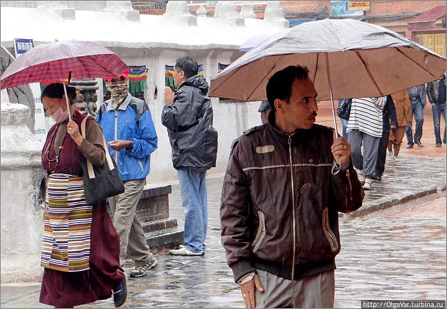 Поникший зонт Катманду, Непал