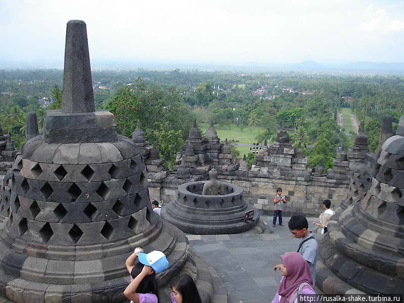 Паломники Боробудура Боробудур, Индонезия