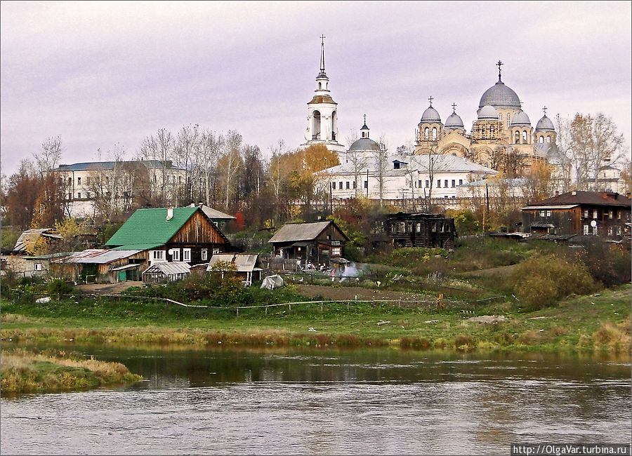 Краски осени в устье реки Тура Верхотурье, Россия