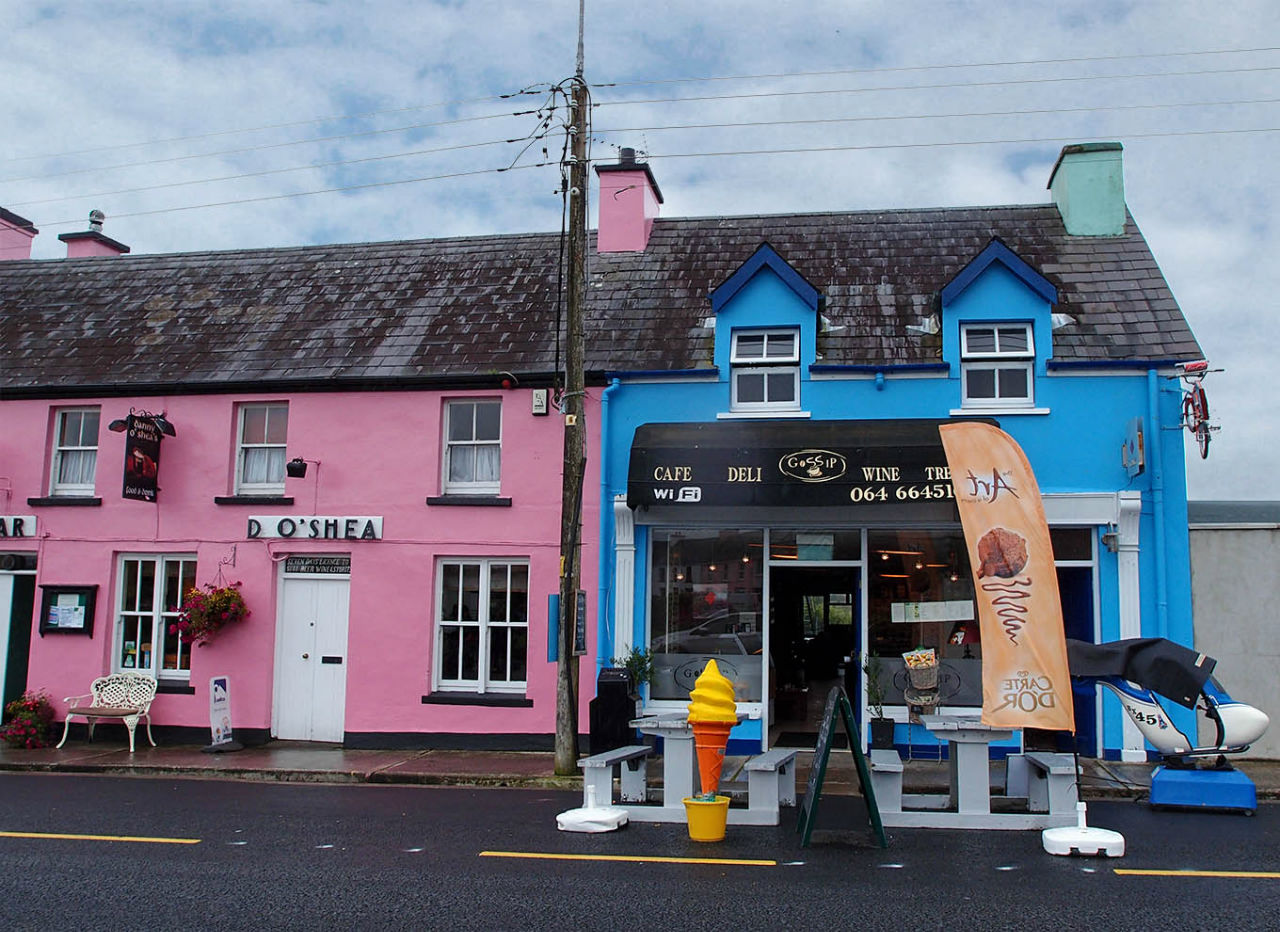 Калейдоскоп зелёного Кольца Графство Керри, Ирландия Калейдоскоп зелёного Кольца Графство Керри, Ирландия