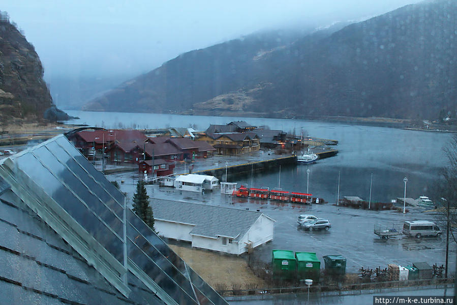 Вид со смотровой площадки Флом, Норвегия