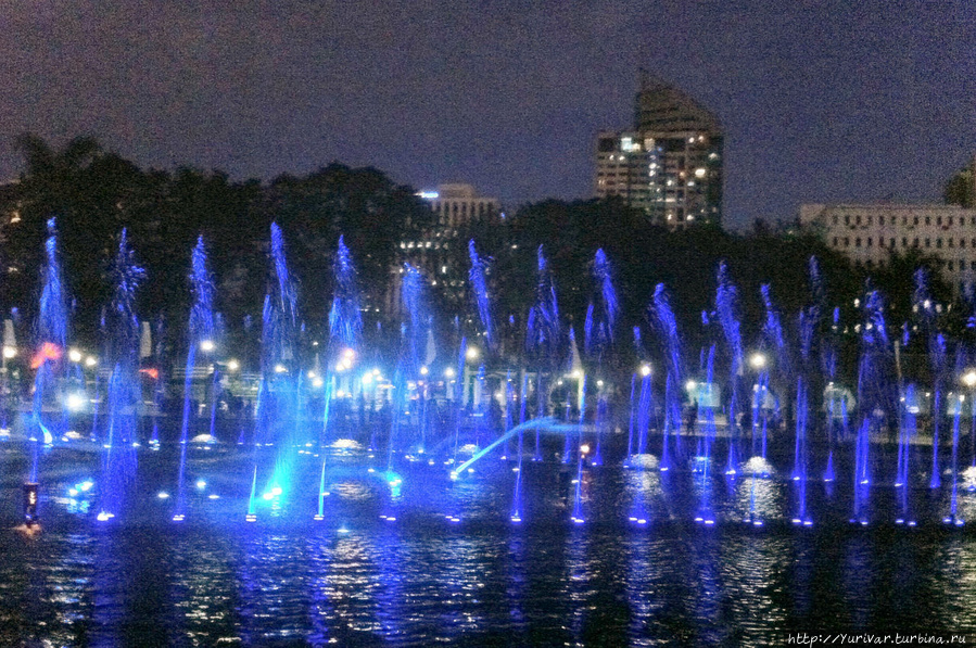 Волшебные фонтаны Манилы Манила, Филиппины