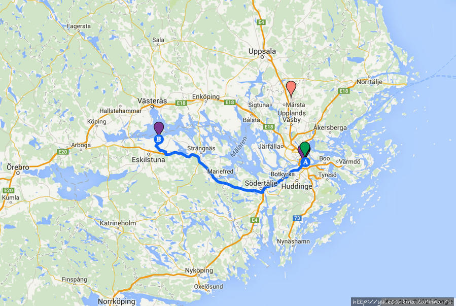 Путешествие Швеция-Норвегия-Эстония. Из Стокгольма на запад Швеция