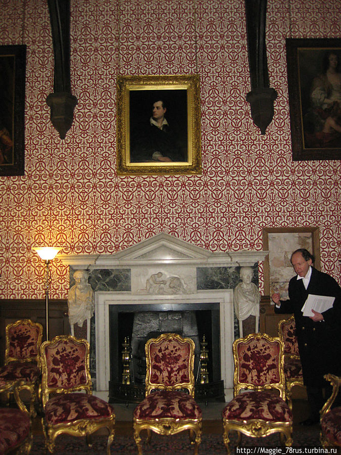 Викторианская комната и самый знаменитый портрет Байрона Ноттингем, Великобритания