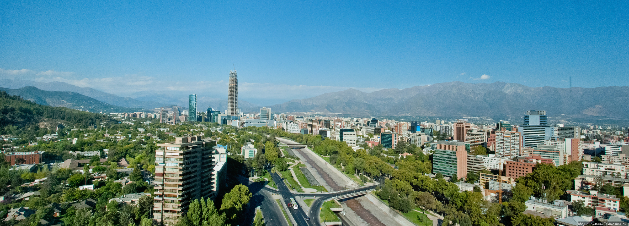 Географическое сумасшествие Сантьяго, Чили