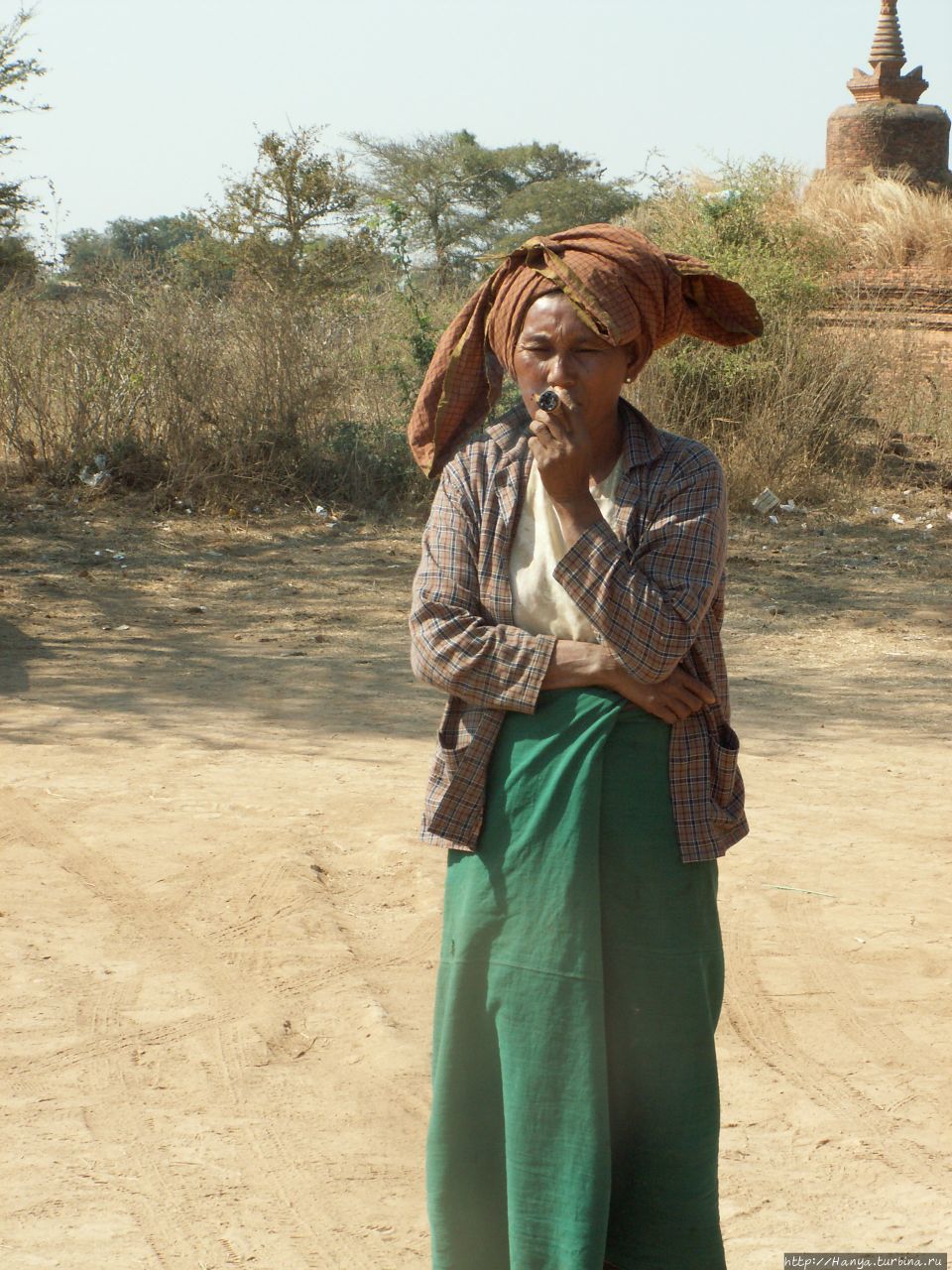 Местная тетушка Баган, Мьянма
