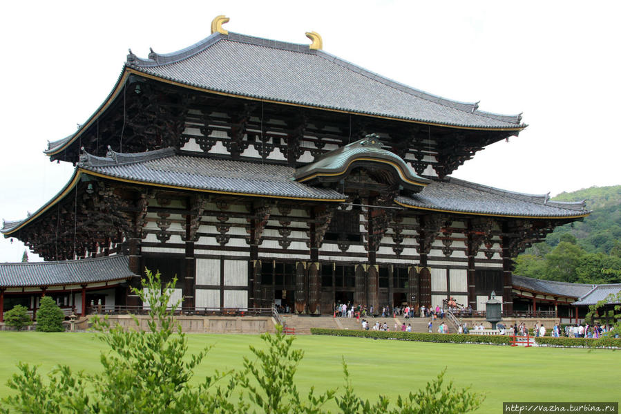 Главный зал Тодай-дзи Нара, Япония