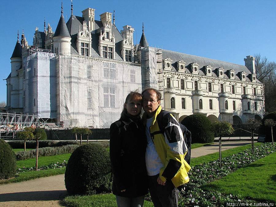 Вид на замок из сада Дианы де Пуатье Вид на замок из сада Дианы де Пуатье