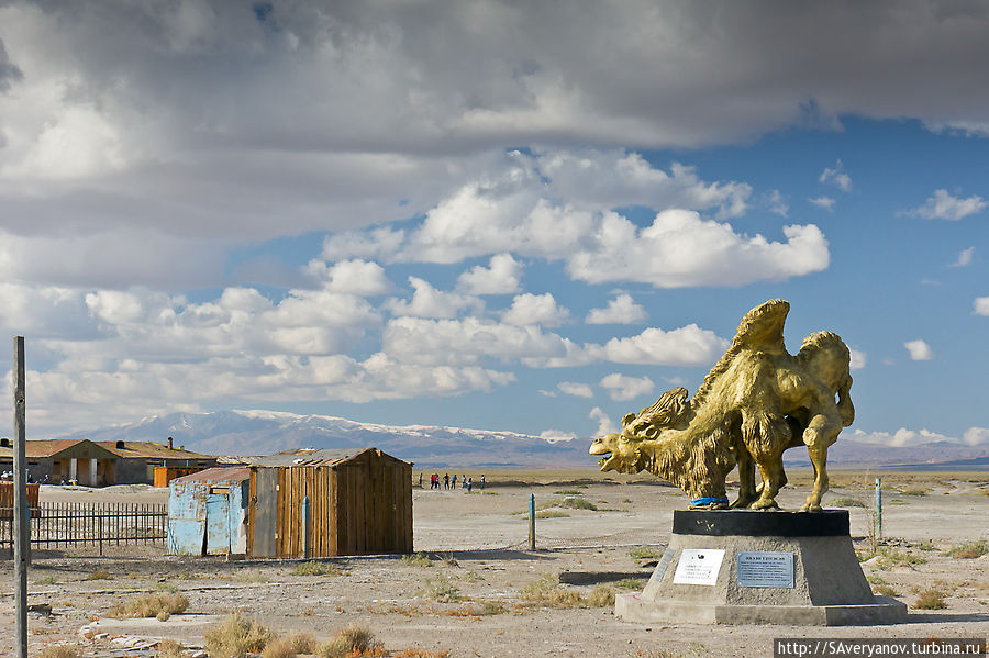 Посёлок Баянлиг, памятник верблюду Южно-Гобийский аймак, Монголия