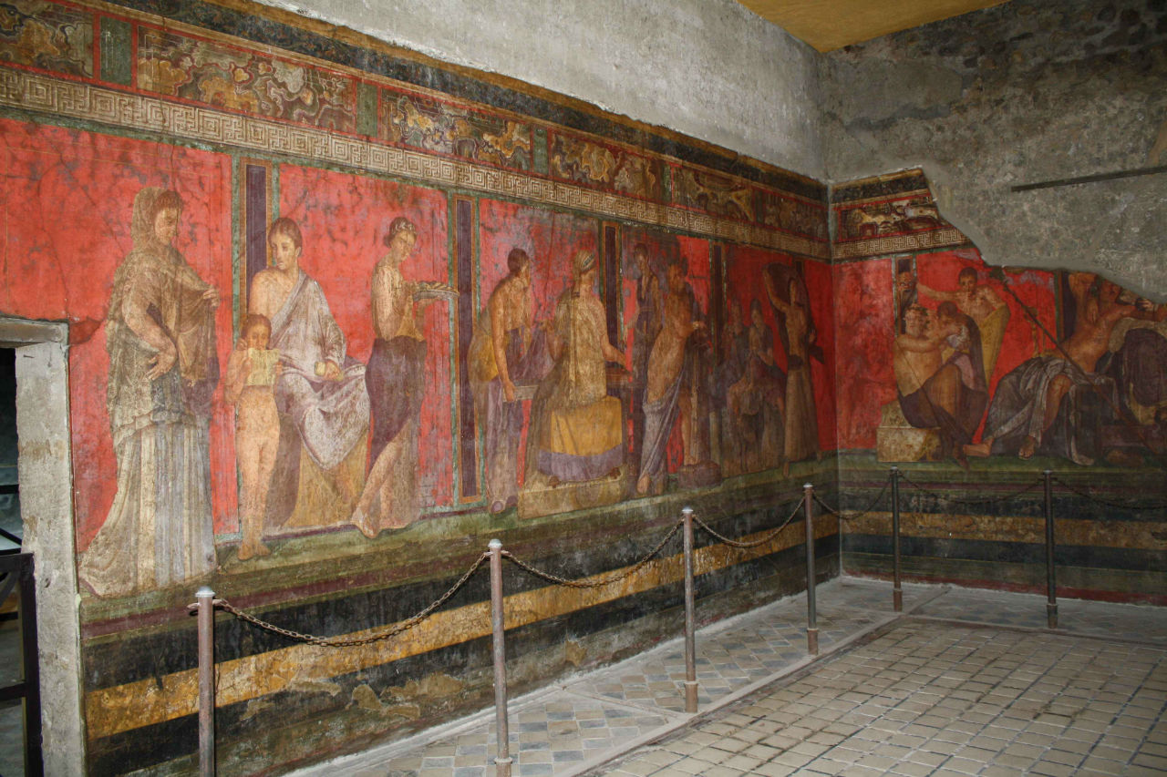Вилла-деи-Мистери (римские фрески) / Villa dei Misteri (Roman frescos)