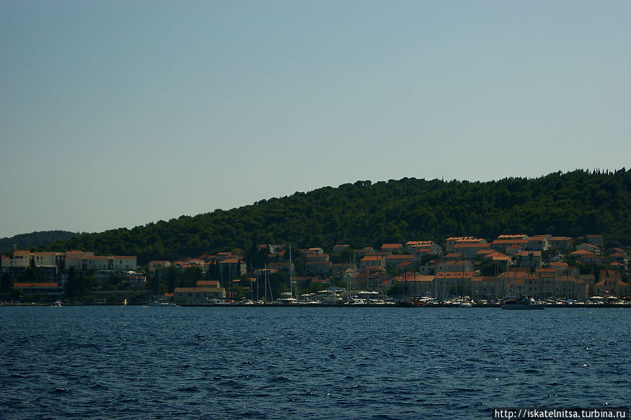 Вид на город Корчула Корчула, остров Корчула, Хорватия