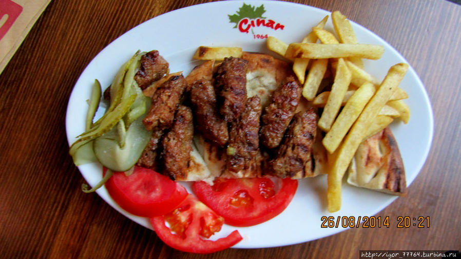 Ресторан Турецкой кухни (Cinar). Стамбул, Турция