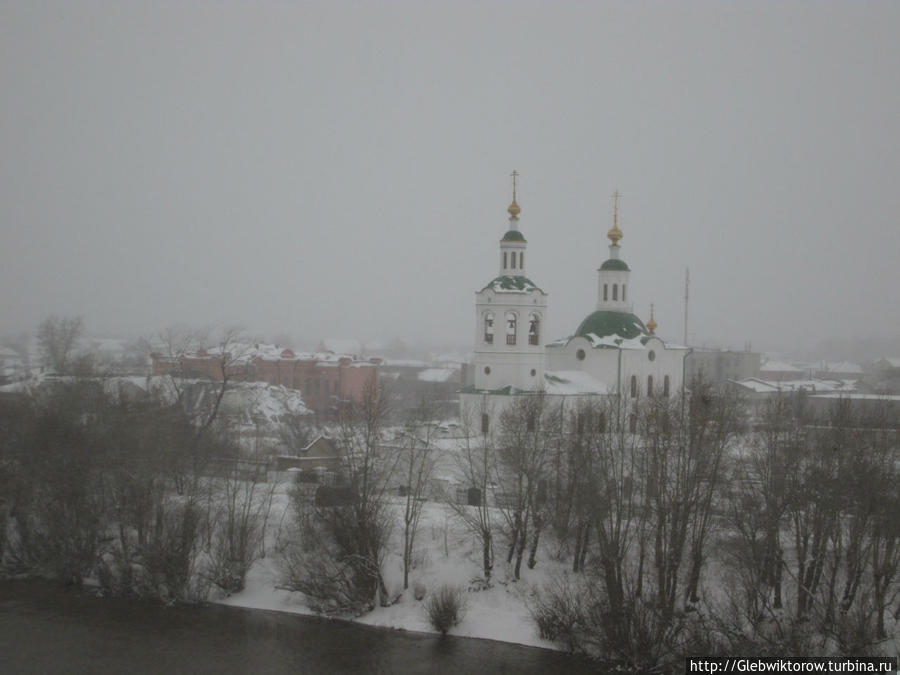 Прогулка по Тюмени в апрельский снегопад Тюмень, Россия