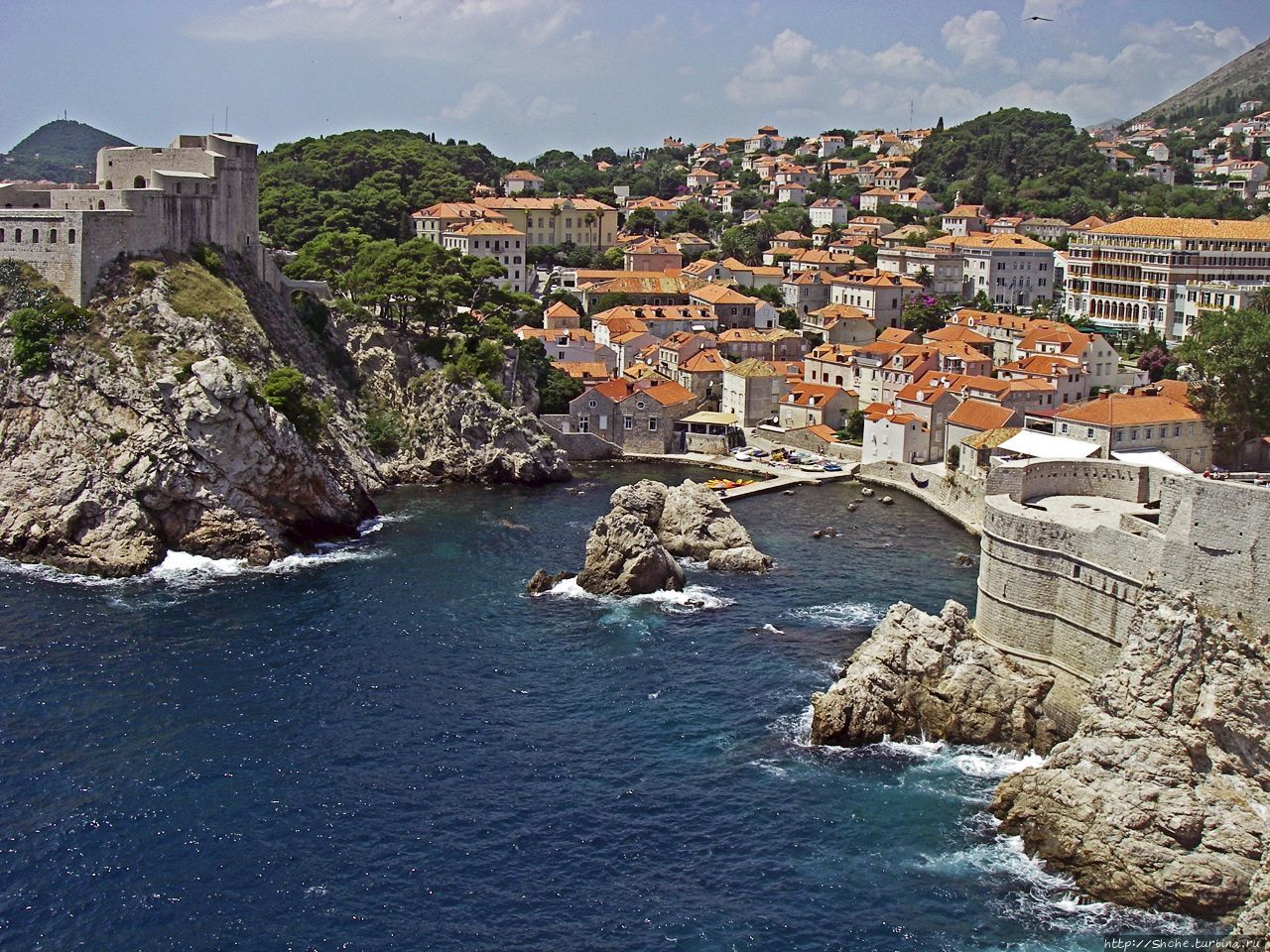 Старый город в Дубровнике Дубровник, Хорватия