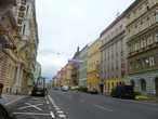 Улица Легерова, на которой был расположен наш отель.