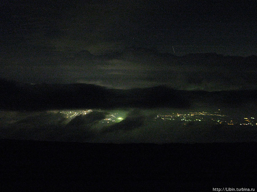 Ночной подъем на Фудзи Фудзияма (вулкан 3776м), Япония