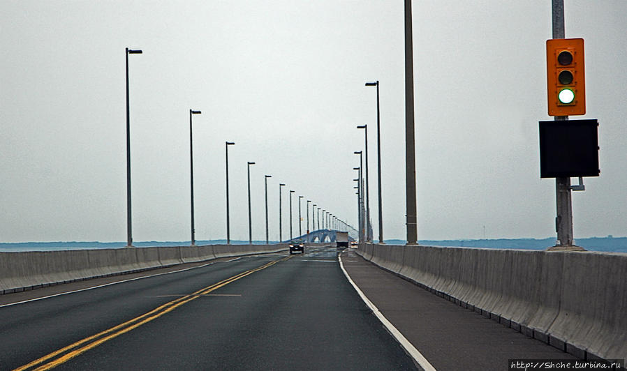 Мост Конфедерации.8-мильная магистраль над замерзающим морем