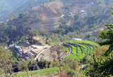 Террасы земледелия в горах — титанический труд сотен поколений непальцев