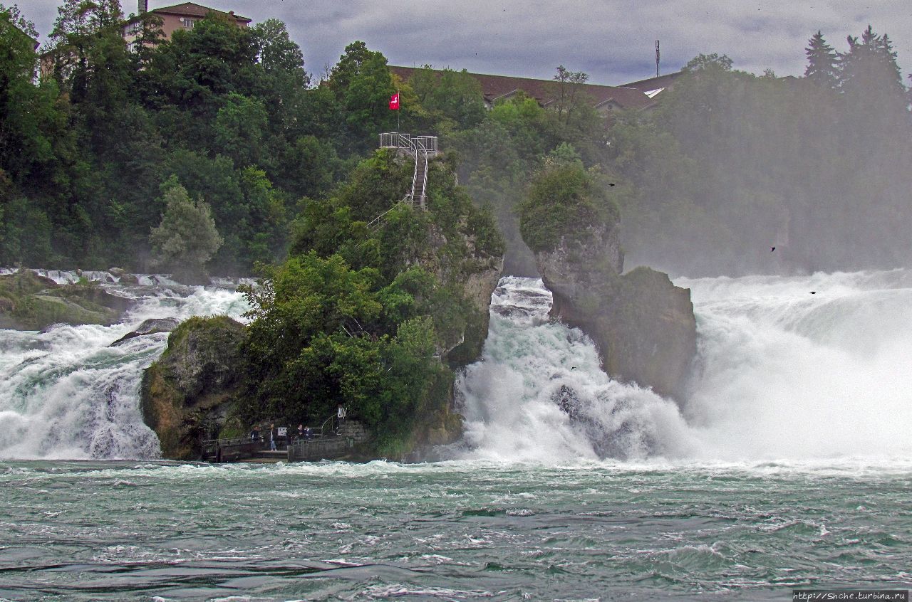 Рейнфол-Фельзен (утес на Рейнском водопаде) / Rheinfall-Felsen