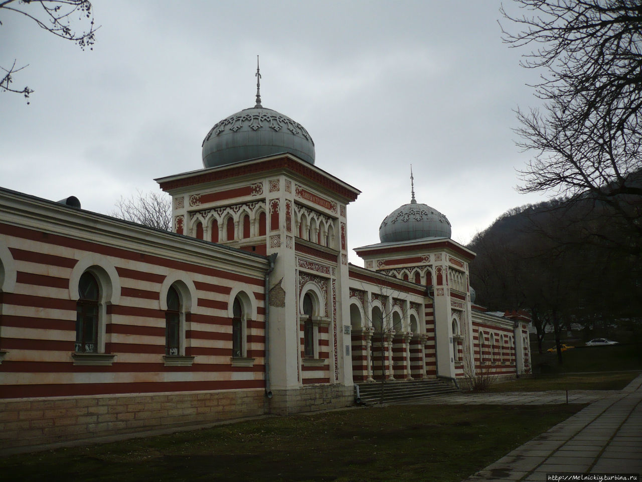 Небольшая прогулка по курортному городу Железноводск, Россия