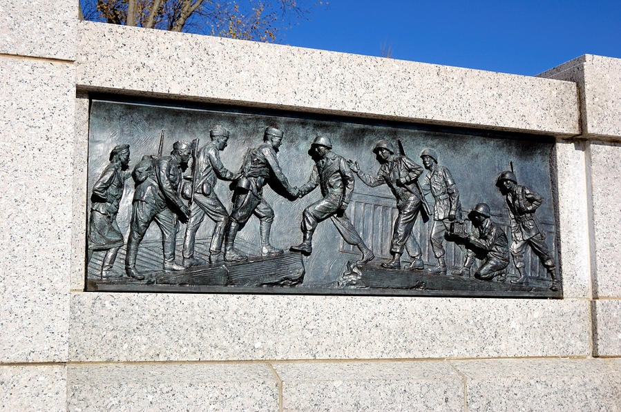 Мемориал Второй Мировой Войны. Встреча на Эльбе Вашингтон, CША