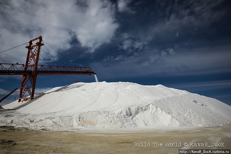 Такой горы соли я ещё не видел!) Герреро-Негро, Мексика