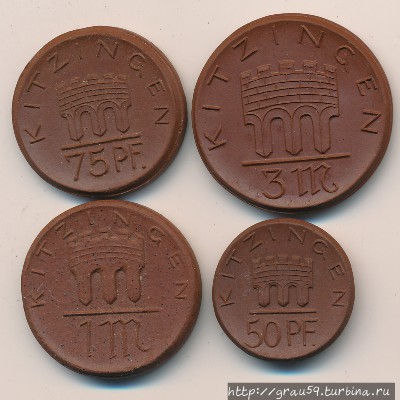 Китцинген., Набор монет (