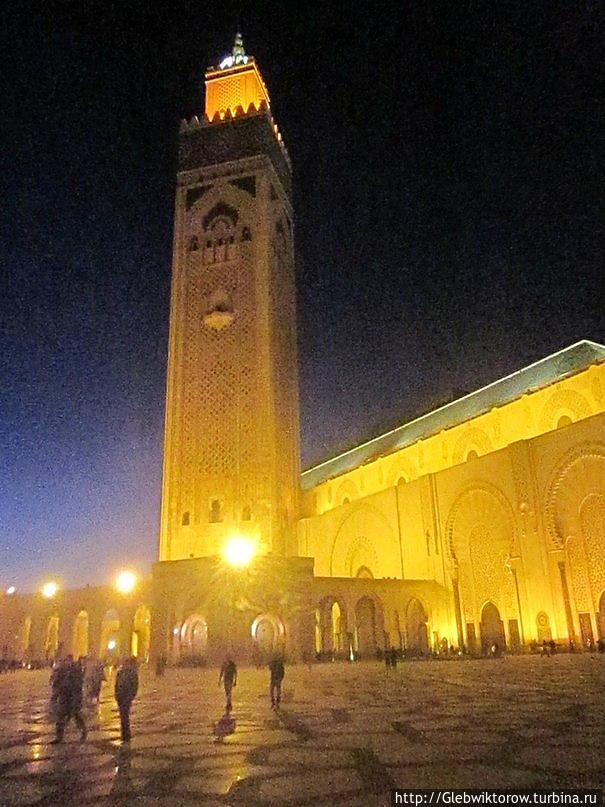 Касабланка. Закат в марте Касабланка, Марокко
