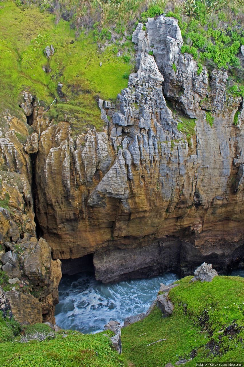 Блинчиковые скалы Папароа Национальный Парк, Новая Зеландия