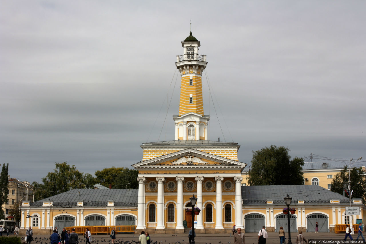 Рисунок пожарной каланчи в костроме