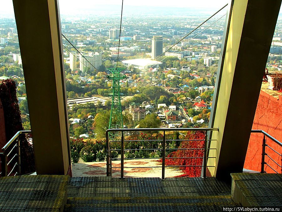 Вид на Алматы с горы Кок-Тобе Вид на Алматы с горы Кок-Тобе