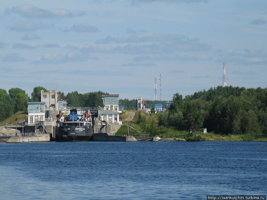 Начало Беломоро-Балтийского канала Повенец, Россия