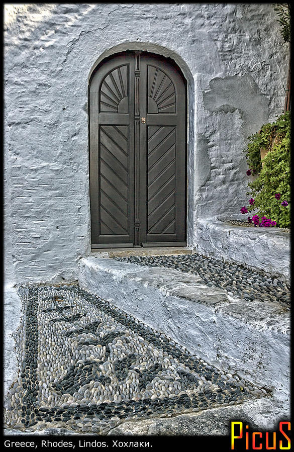 Религиозно-исторический микс Линдос, остров Родос, Греция