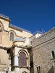 Иерусалим. Фрагмент архитектурного декора фасада храма Гроба Господня